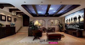 棠溪人家350平米美式別墅 室內外裝飾工程設計全解析